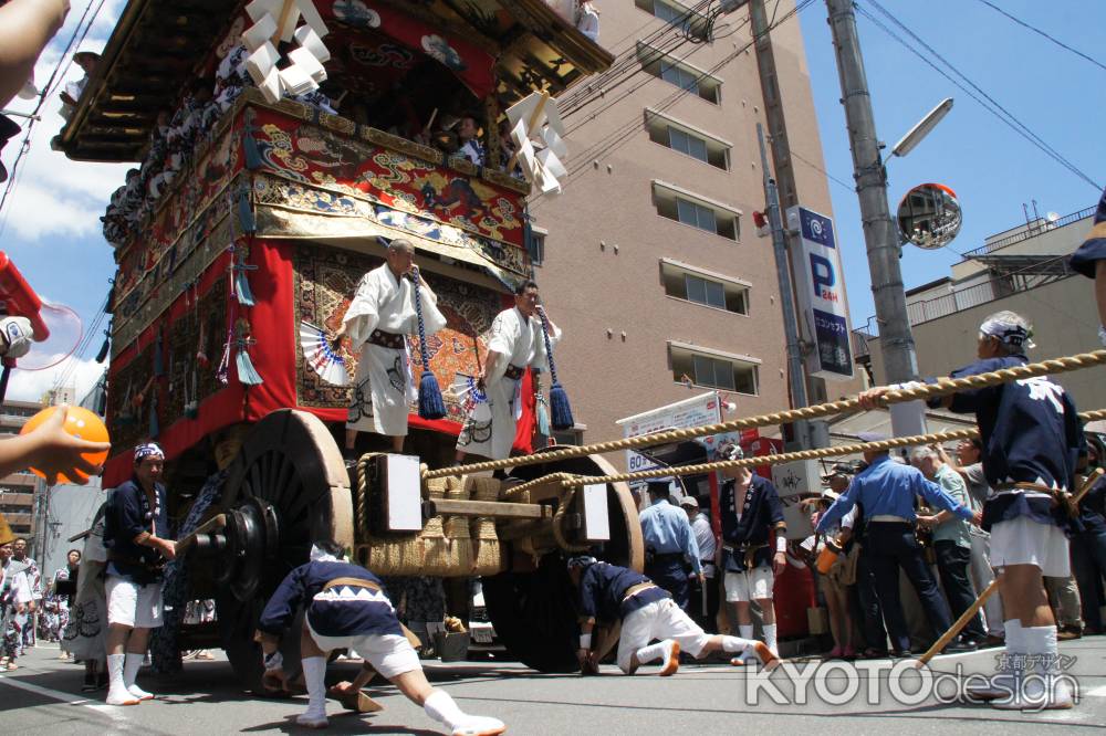 長刀鉾のお帰り④