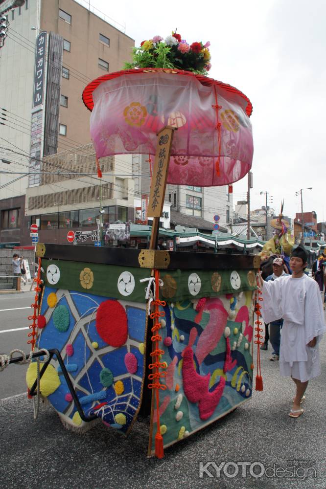 花傘巡行　祇園太鼓花傘