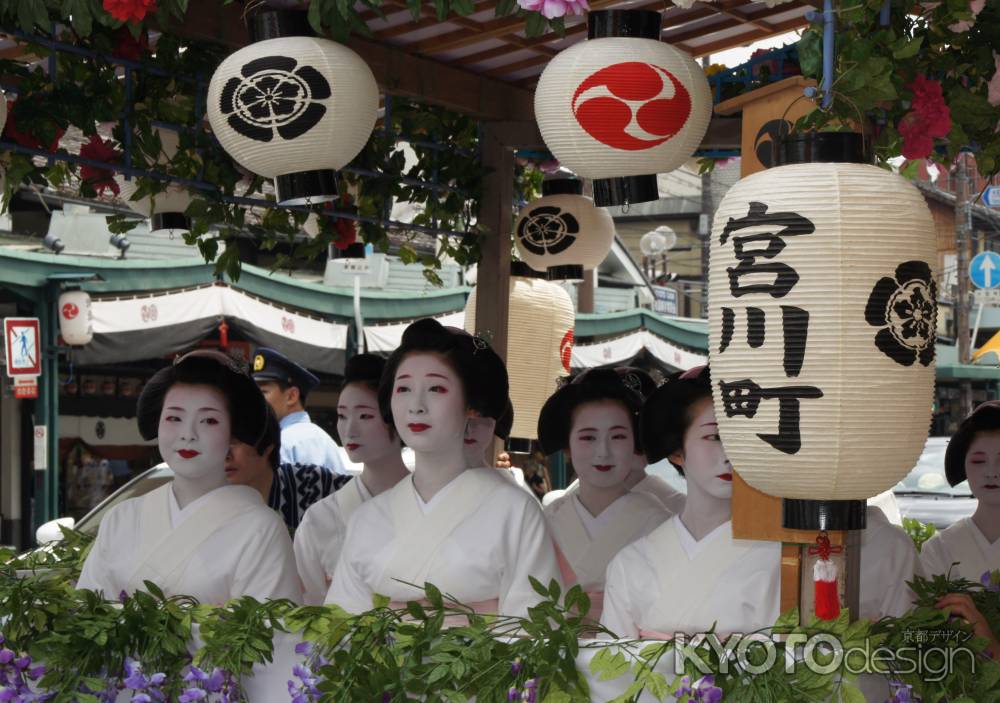 花傘巡行　宮川町花傘②