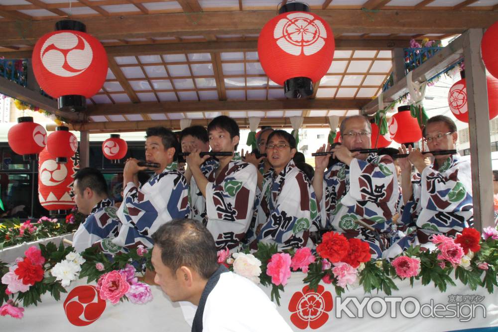 花傘巡行　長刀鉾の祇園囃子②