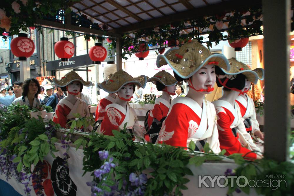 花傘巡行　祇園甲部花傘③