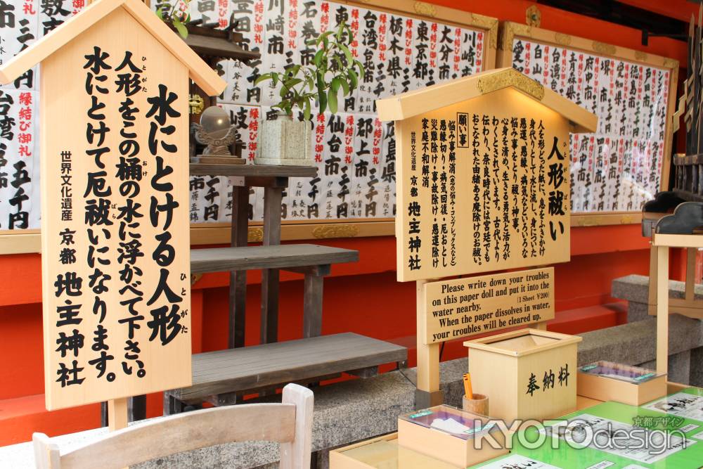 地主神社　人形祓い