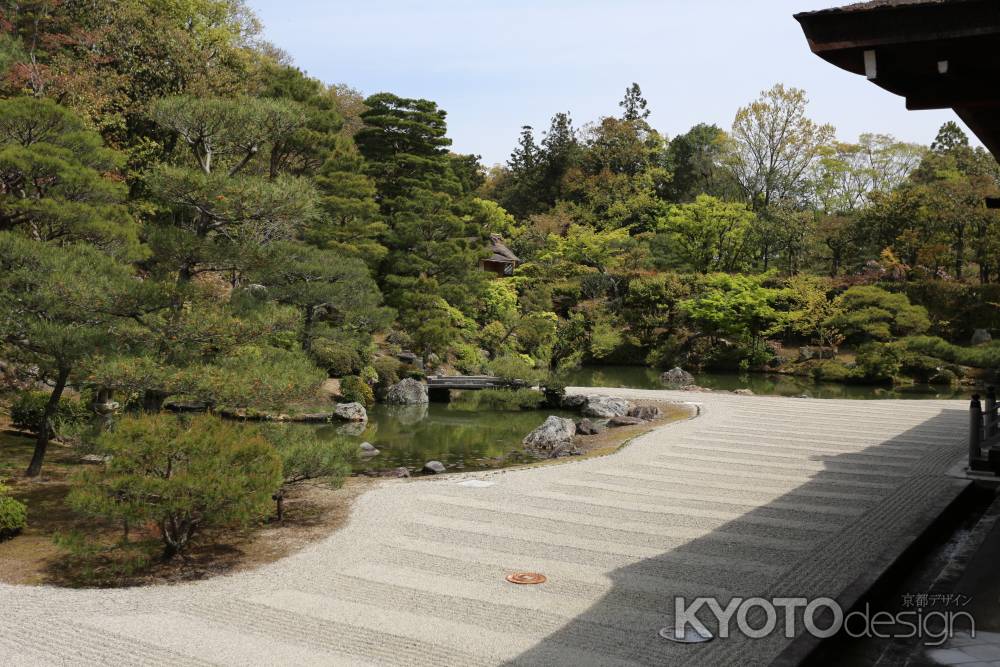 仁和寺 黒書院の北庭