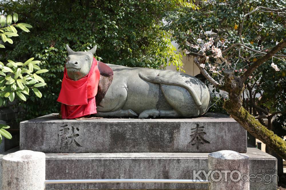 北野天満宮 臥牛の像