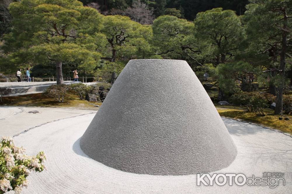 銀閣寺 向月台