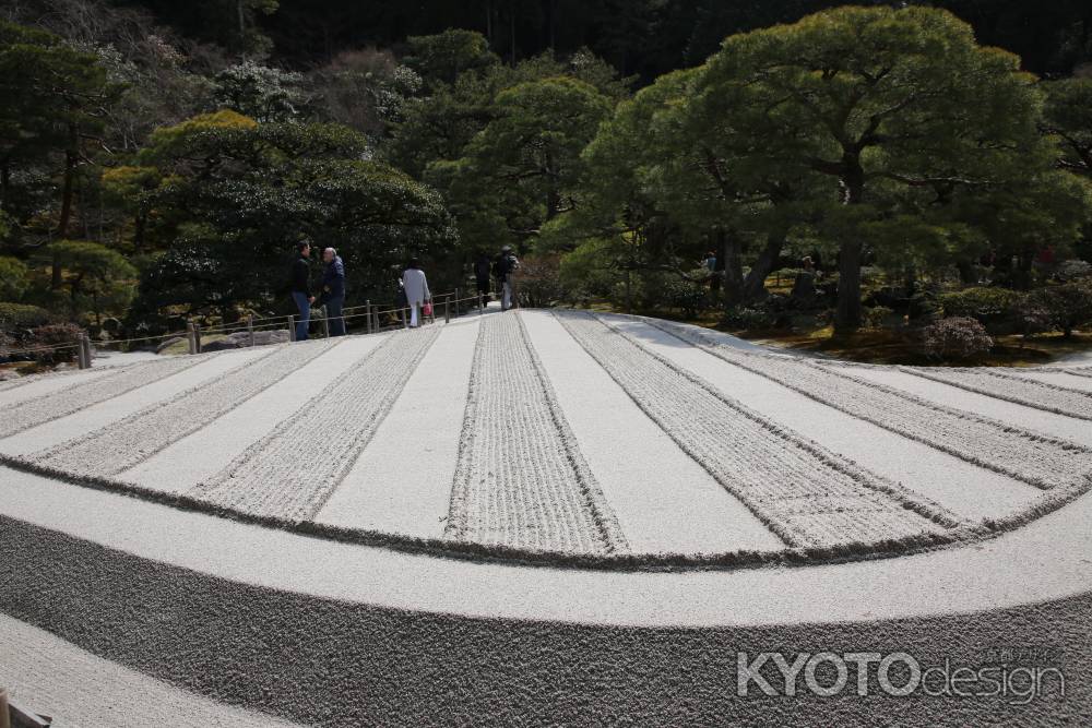 銀閣寺 銀紗灘