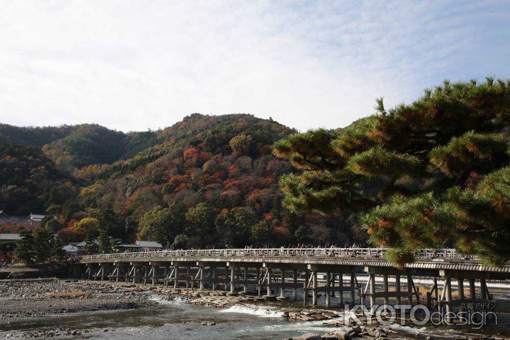 渡月橋と嵐山 2