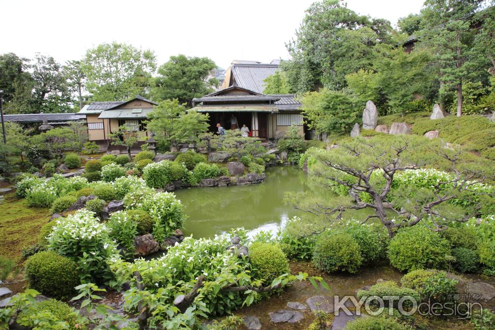 両足院　池水式回遊庭園