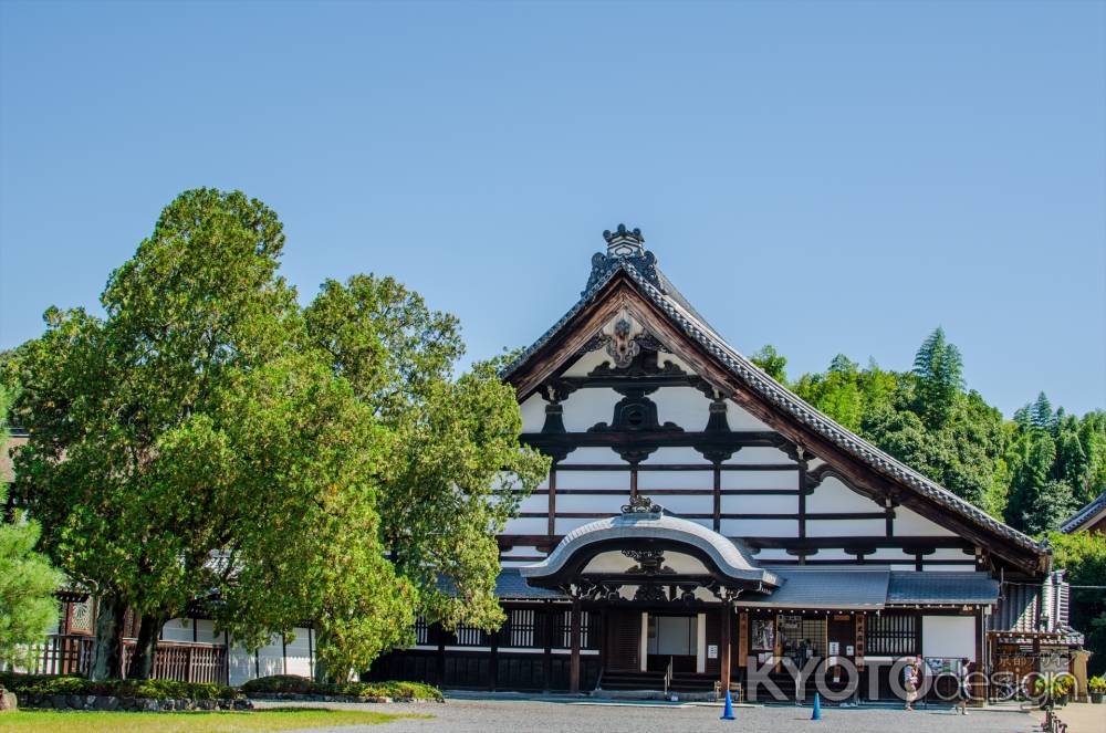 東福寺庫裏の玄関