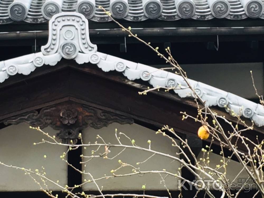 随心院　琵琶と屋根