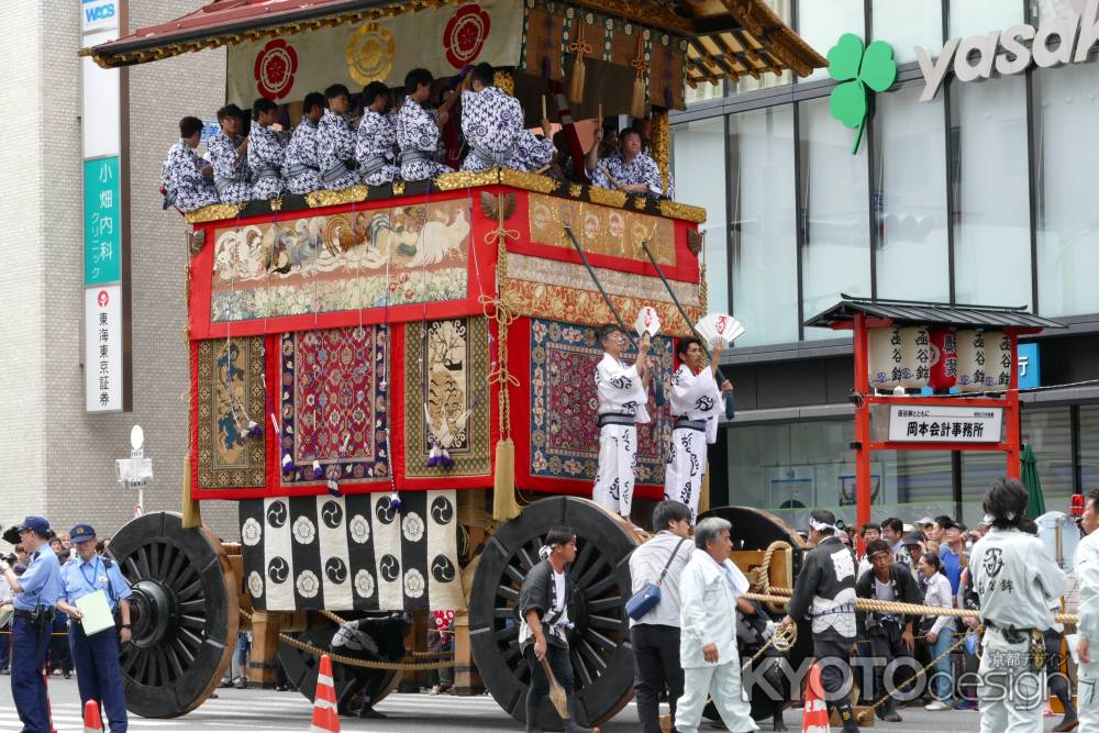 祇園祭 函谷鉾曳き初め