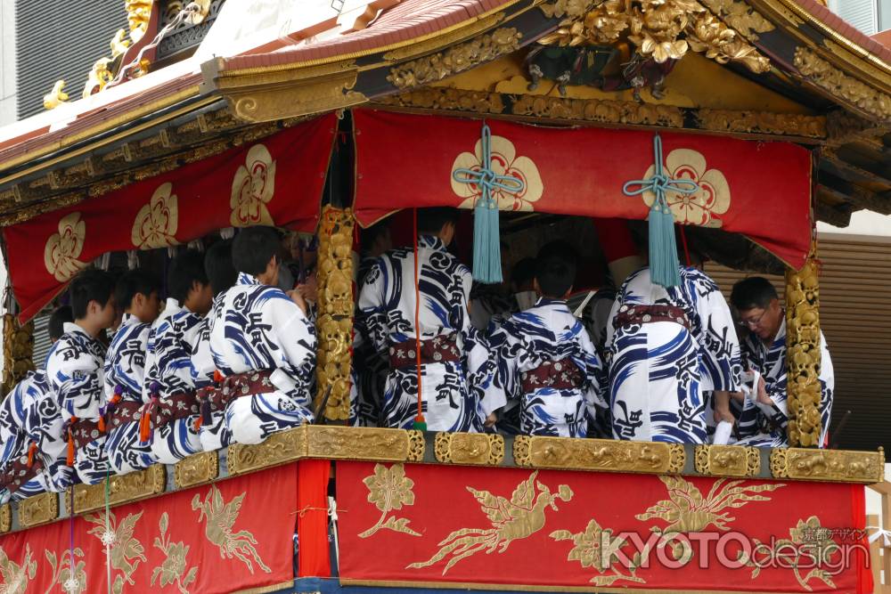 祇園祭 長刀鉾曳き初め