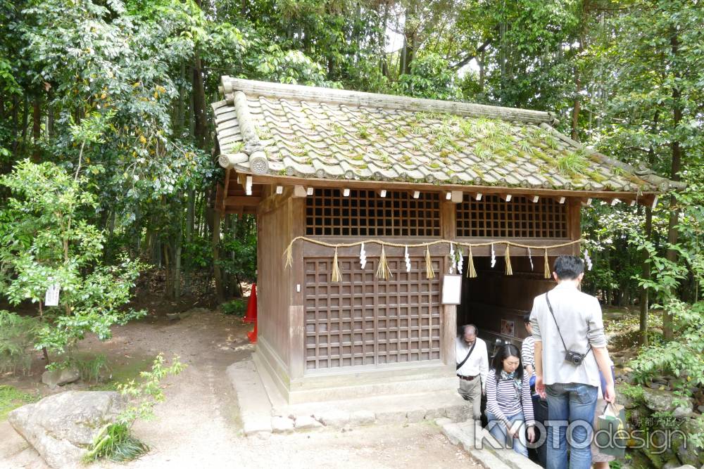 宇治上神社 桐原水