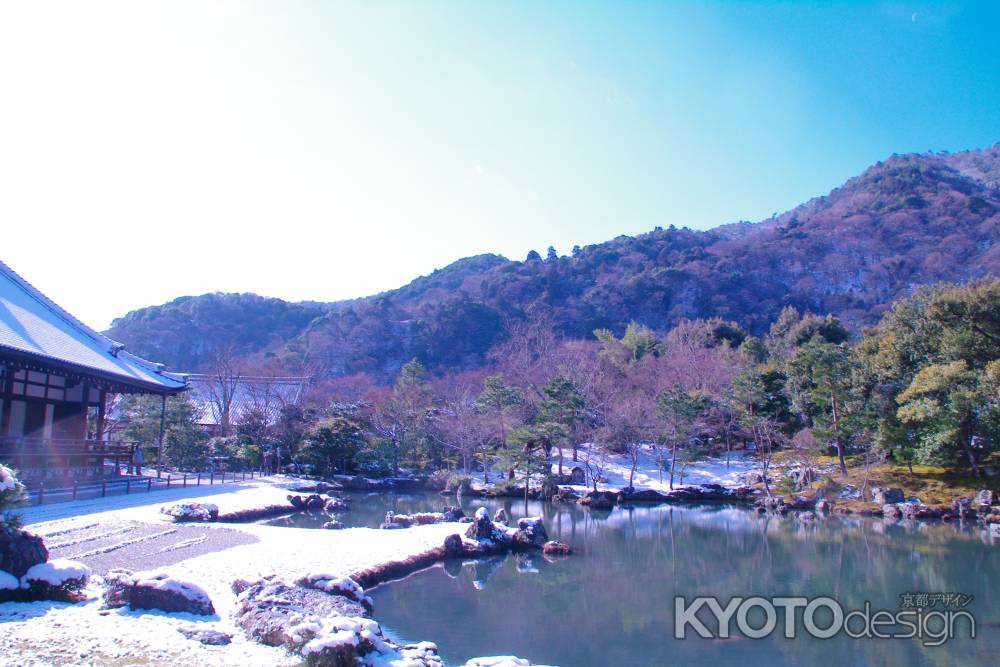 ゆきの日の天龍寺