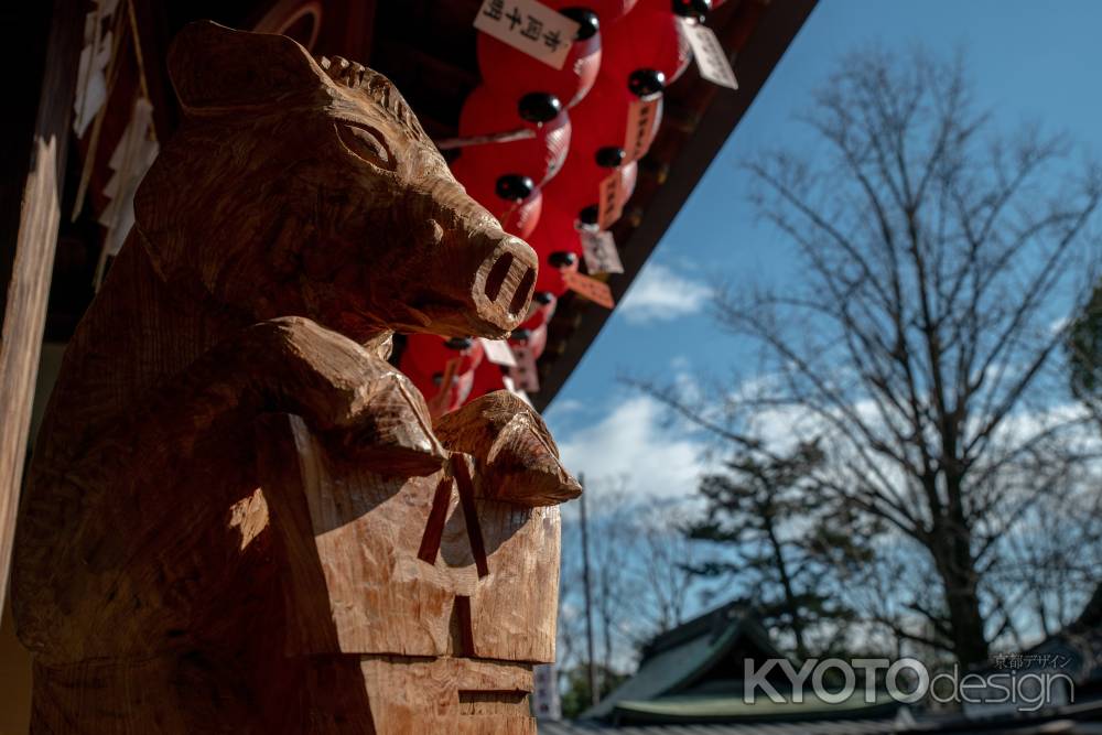 護王神社　イノシシさんかっこいいかも