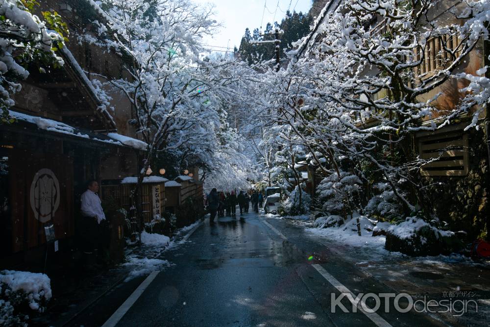 貴船参道にて