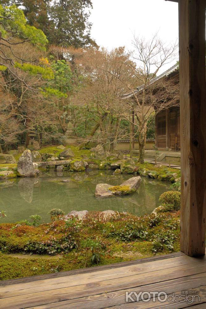 冬の蓮華寺庭園2