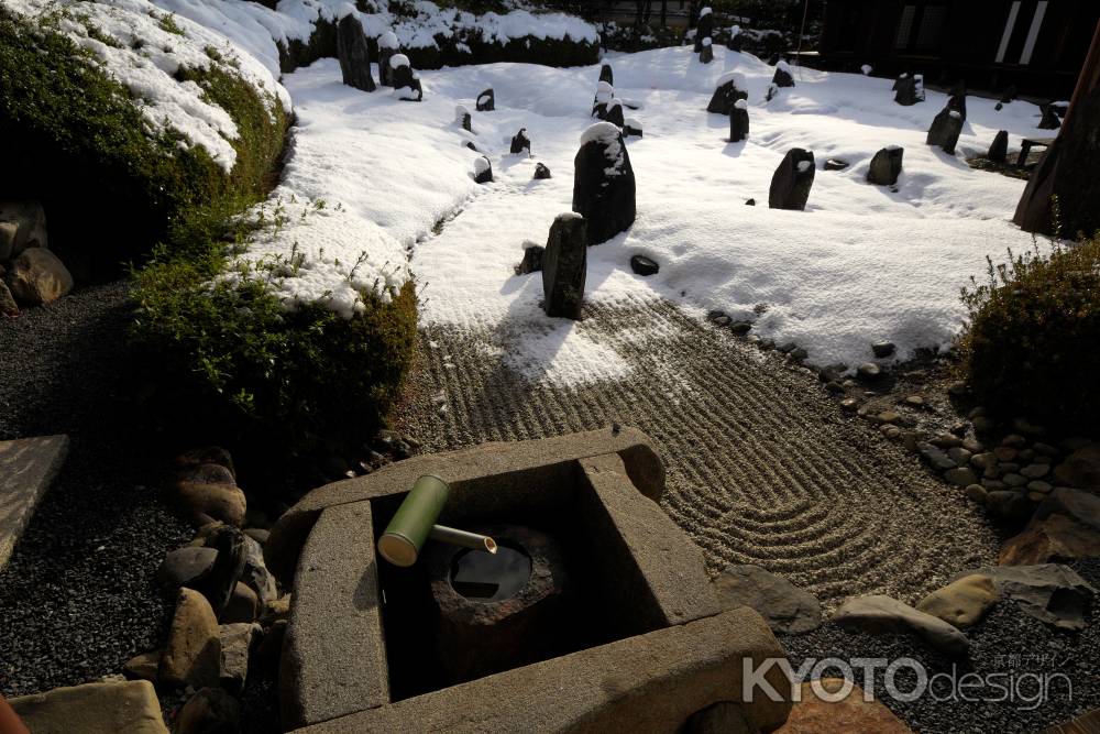 冬の光明院庭園