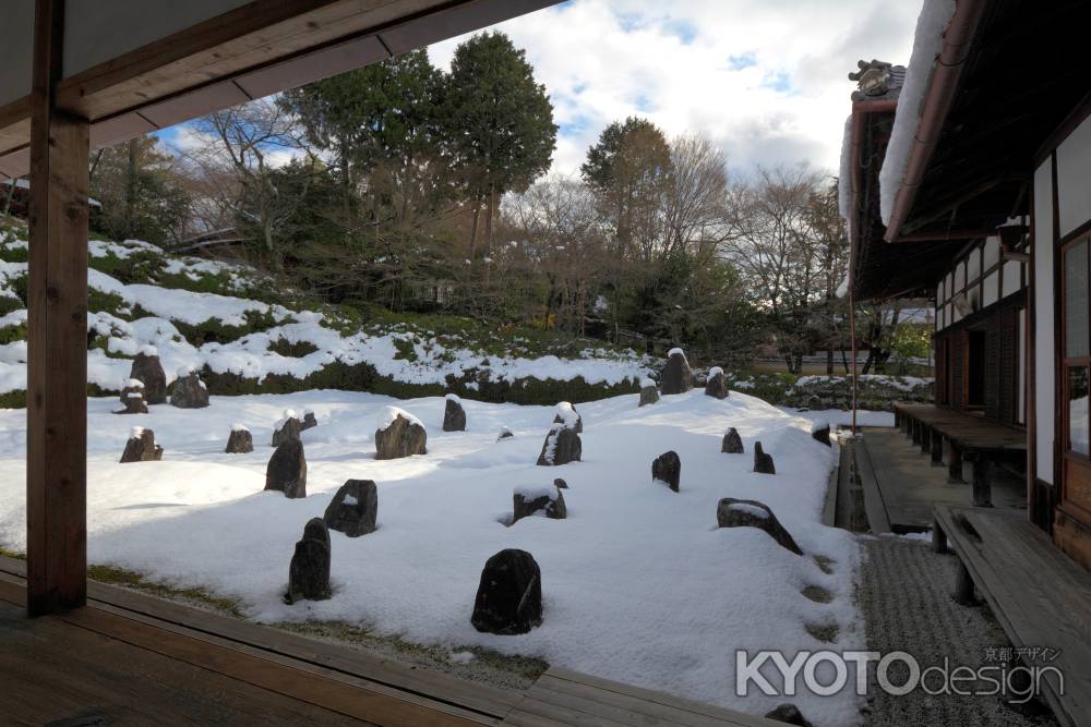 冬の光明院庭園