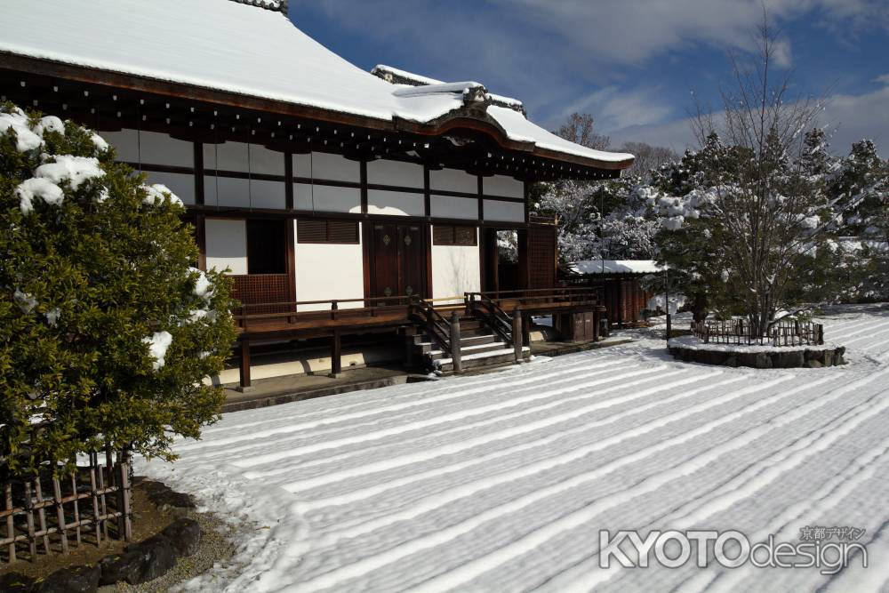 雪景色の仁和寺12