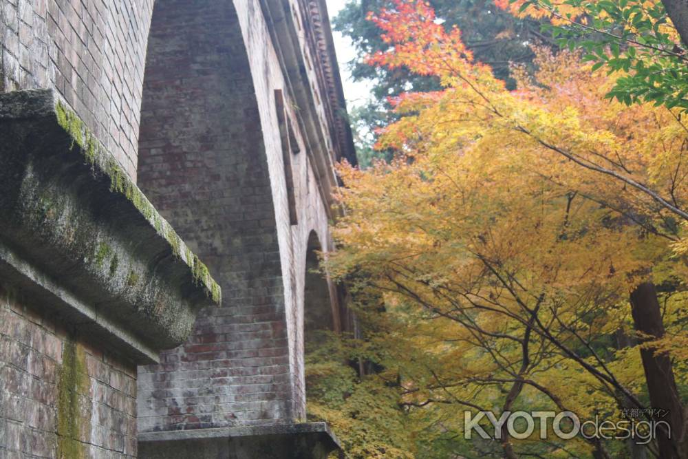 京都市の紅葉（水路閣）