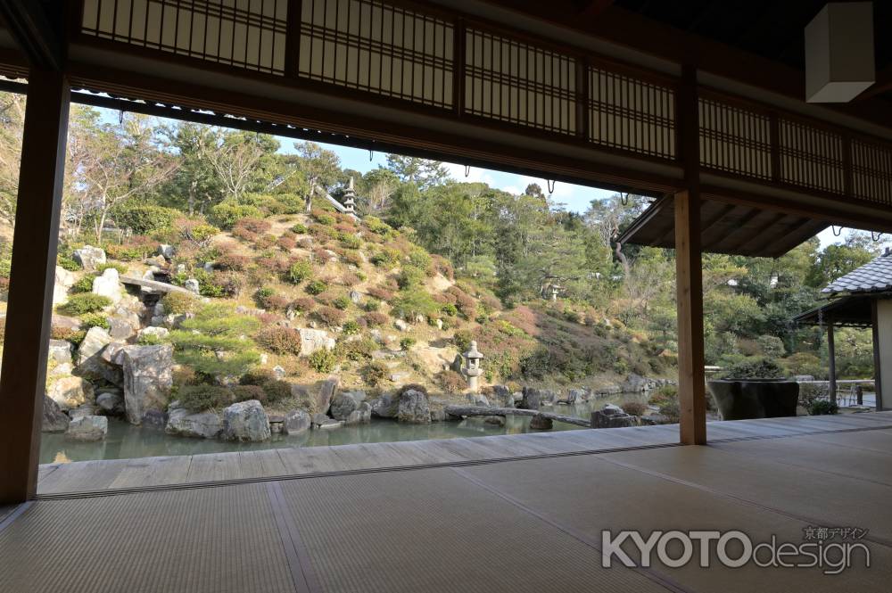 冬の午後　春までの小休止＿智積院