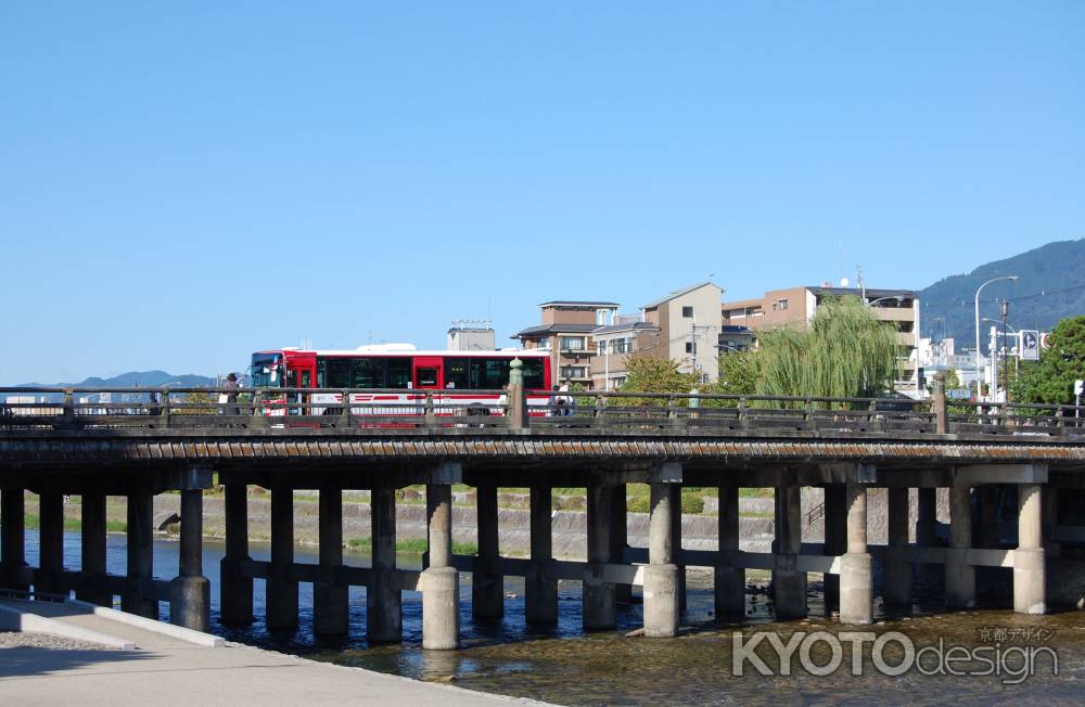 青空と三条大橋