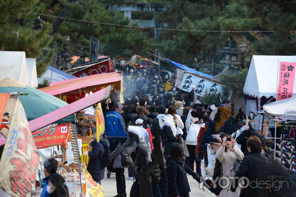 梅花祭の天神市