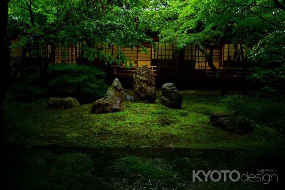 潮音庭　雨声