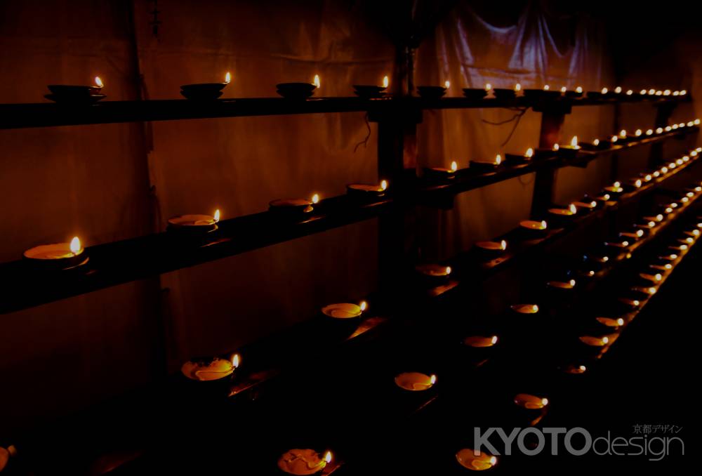 久我神社さん　前夜祭　燈明