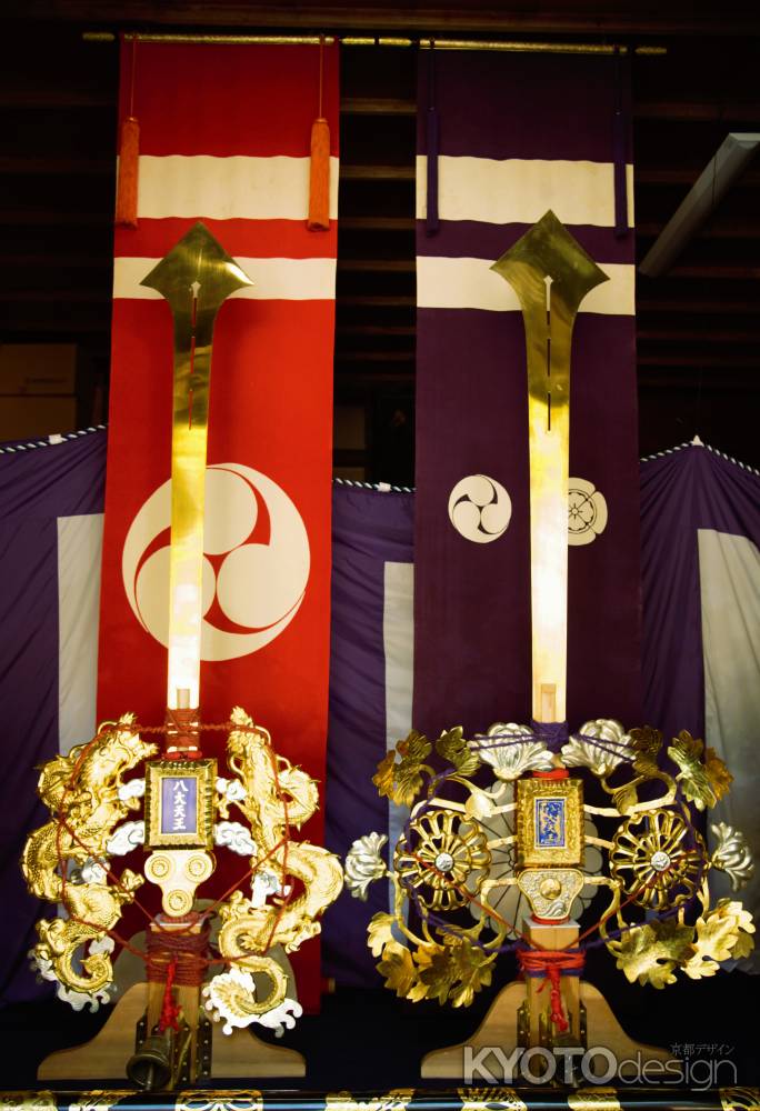 八大神社さん　秋の剣鉾