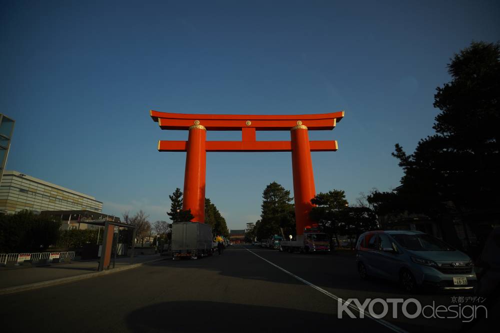 平安神宮の大鳥居