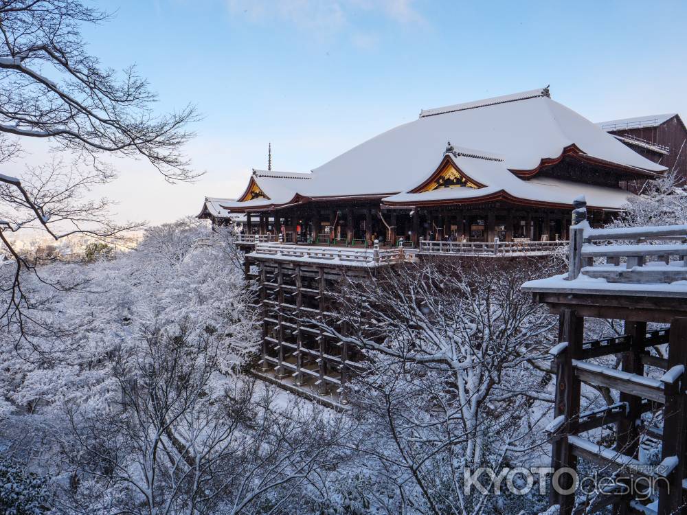 雪の清水寺①