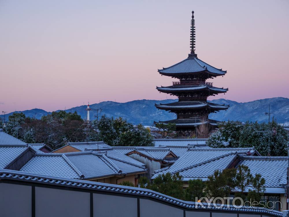 雪化粧の朝