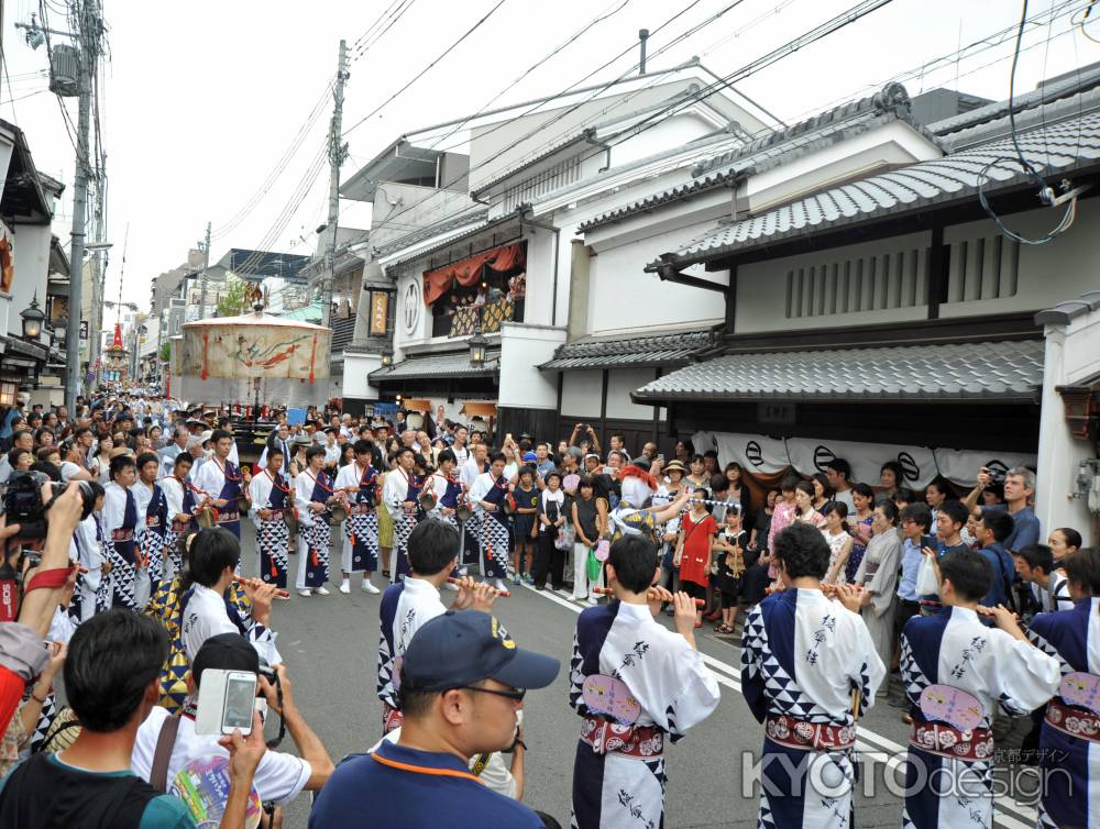 綾傘鉾のおかえり