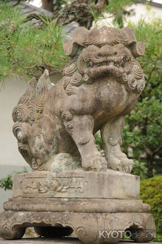 大将軍八神社　狛犬「吽」