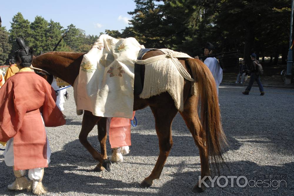 時代祭の馬