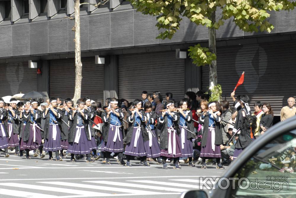 時代祭　維新勤王列の楽隊