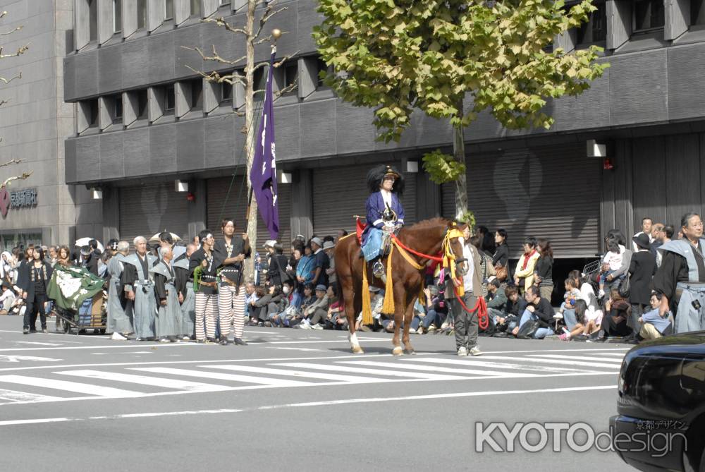 時代祭　維新勤王隊の行列