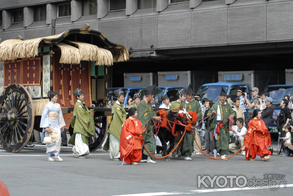 時代祭の行列の牛車