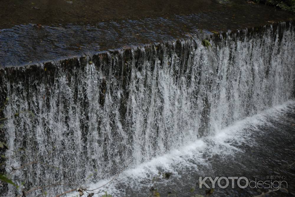 貴船川を流れる水