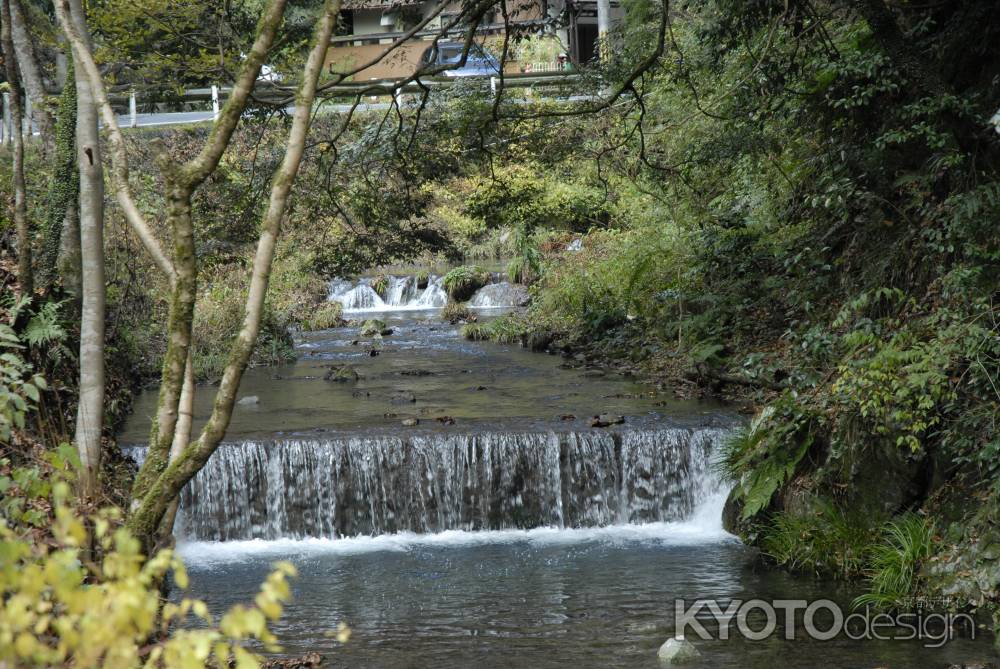 貴船を流れる川