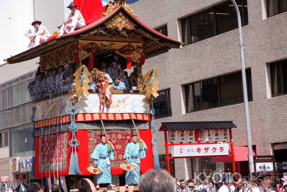 放下鉾の稚児人形の舞い