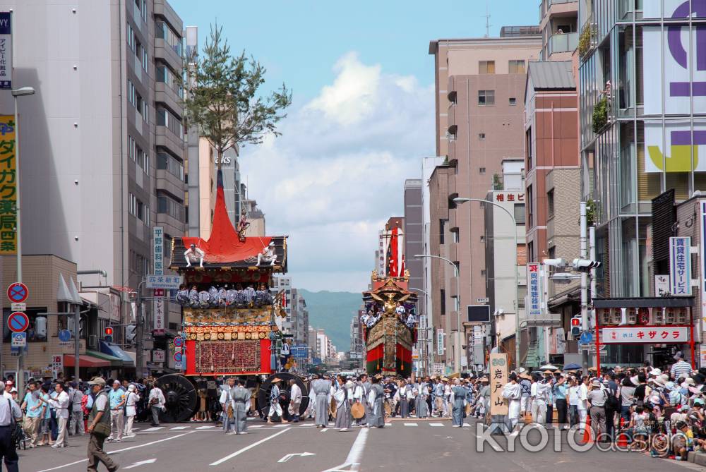 岩戸山と船鉾