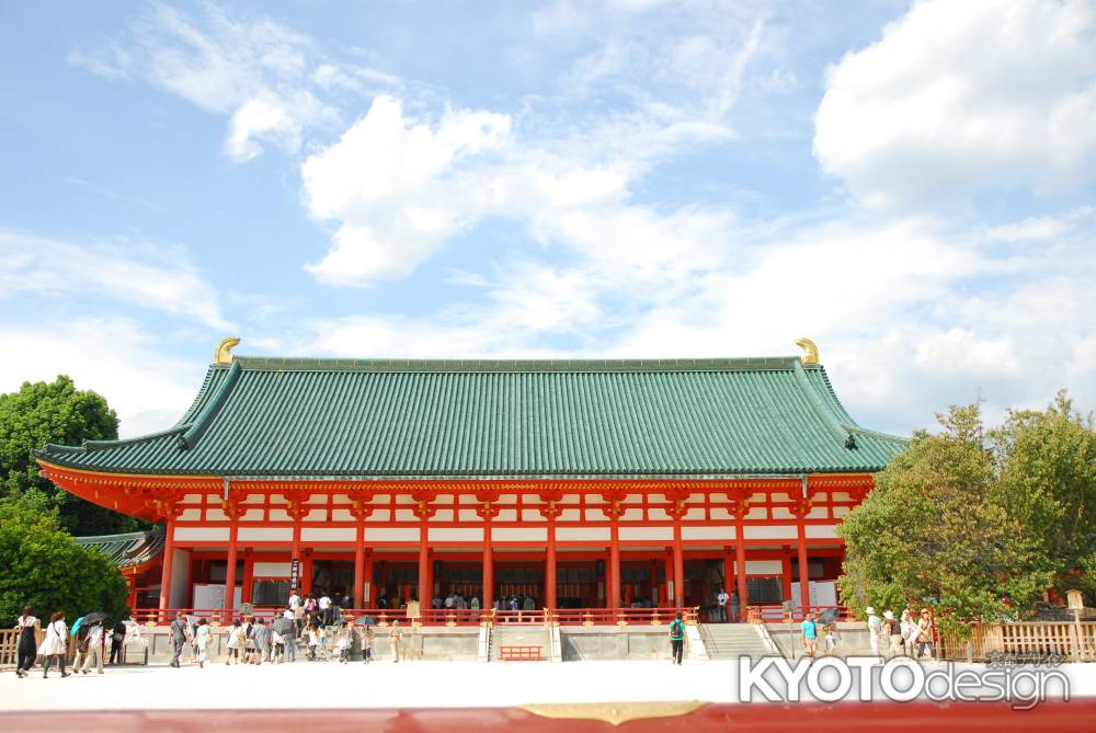 青空と大極殿