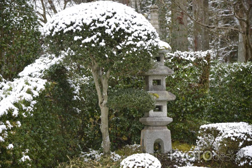 雪帽子と灯篭