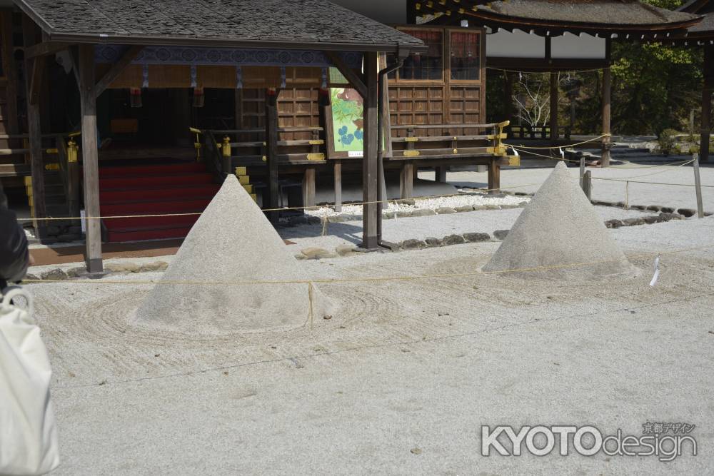 上賀茂神社　立砂