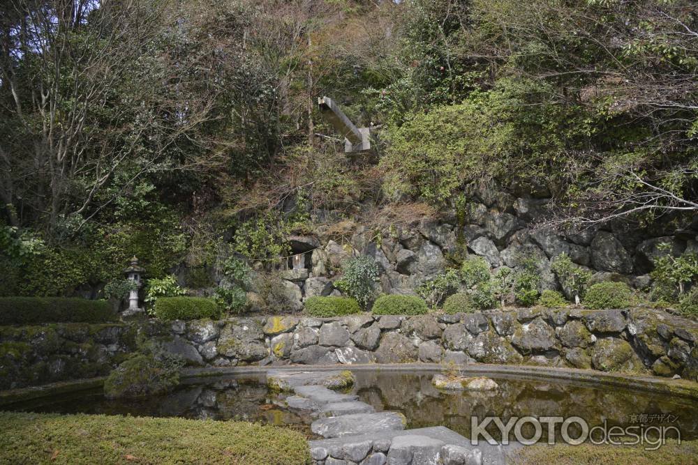 善峯寺　青蓮の滝