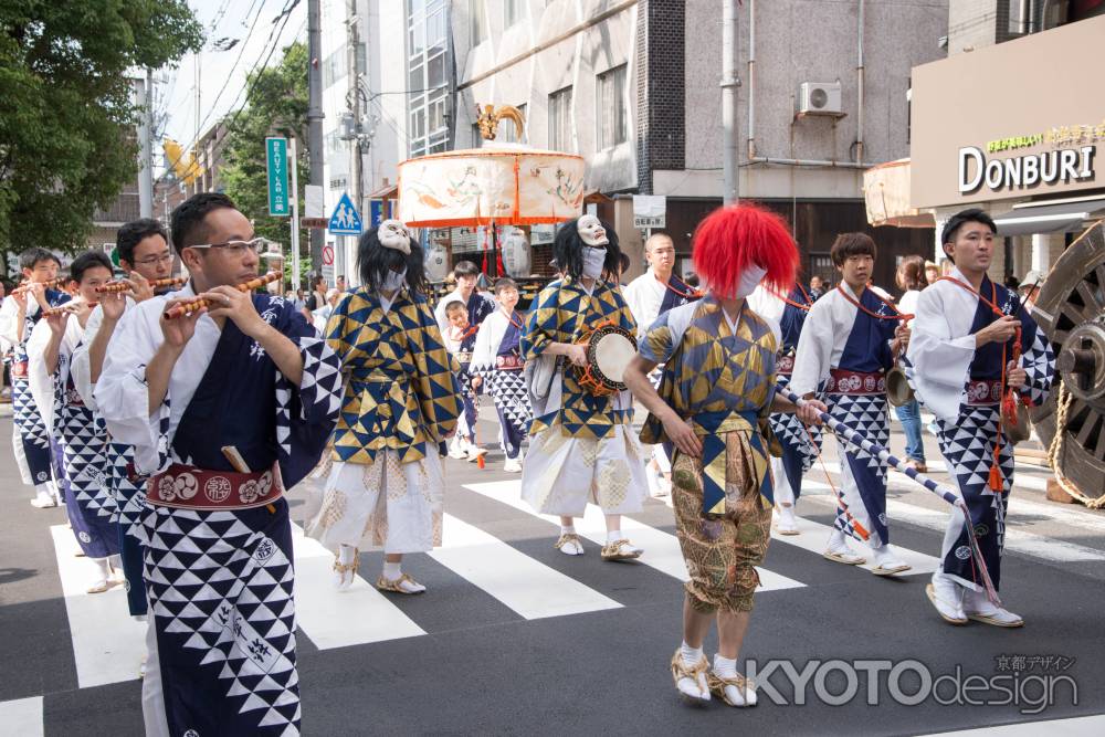 祇園祭2019　山鉾巡行　綾傘鉾　お囃子