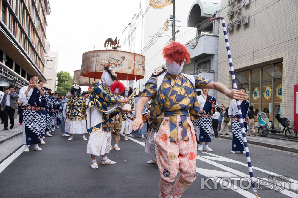 祇園祭2019　山鉾巡行　綾傘鉾　囃子の音色